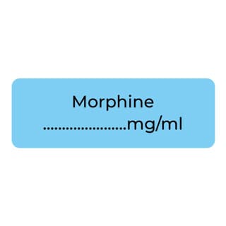Morphine Drug Label