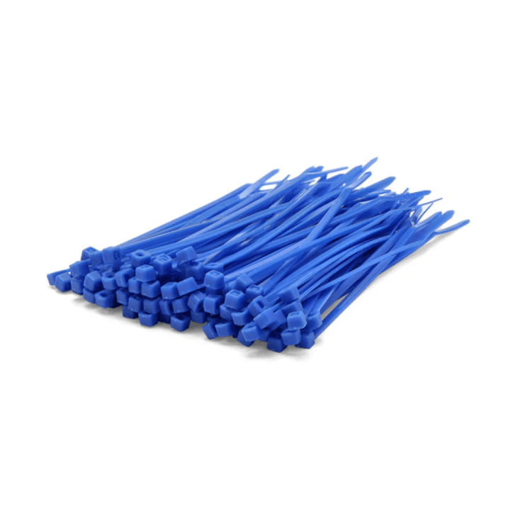 Blue Printed Cable Ties / Security Seals (100)
