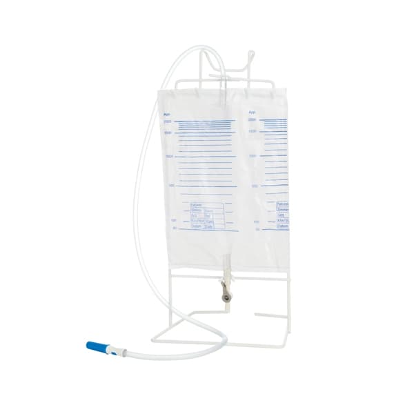 STERILE Urine Bags 2L with Lever Tap 95cm Length Tube (50) STERILE Urine Bags 2L with Lever Tap 95cm Length Tube (50)