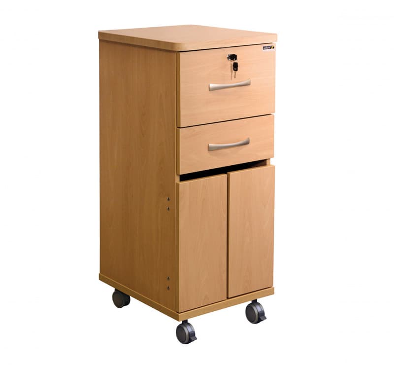 NHS Bedside Cabinet with Locks - MFC Material NHS Bedside Cabinet with Locks - MFC Material