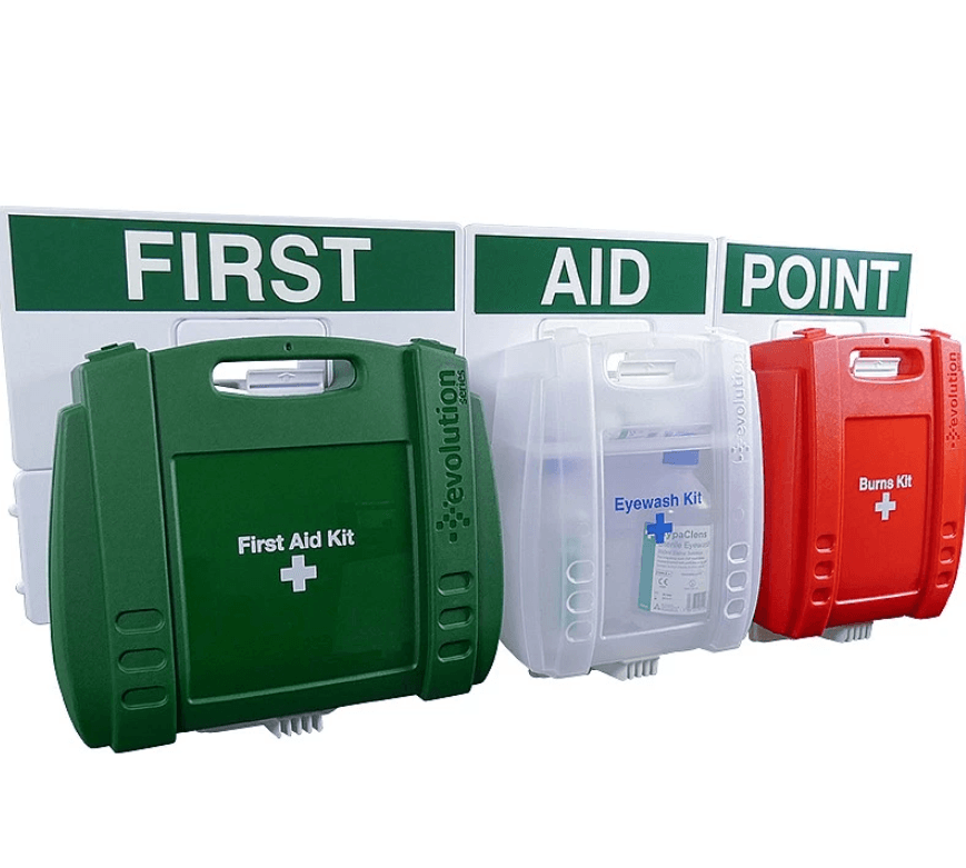 Evolution - First Aid, Eye Wash and Burns Point - Large Evolution - First Aid, Eye Wash and Burns Point - Large