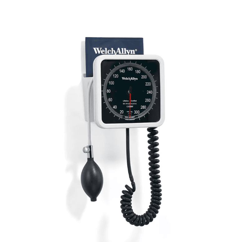 767 Wall Model Aneroid Sphygmomanometer w/Reusable Adult Cuff 767 Wall Model Aneroid Sphygmomanometer w/Reusable Adult Cuff